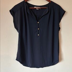 Forever 21 Blue Relaxed Blouse